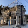 一般住宅塗装用足場工事　千葉県柏市　2018年9月