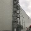 太陽光パネル設置用昇降足場工事　茨城県水戸市　2019年2月